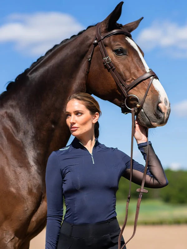 Equestrian Stockholm Air Breeze Base Layer Midnight Blue