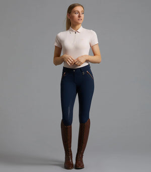 Premier Equine Milliania Ladies Full Seat Gel Riding Breeches Navy