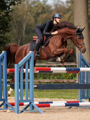 Equestrian Stockholm Jump Saddle Pad Modern Black