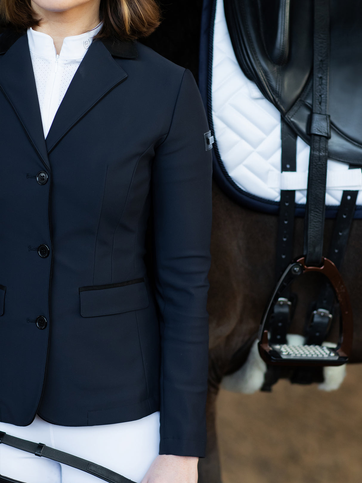 Equestrian Stockholm Classic Show Jacket Navy
