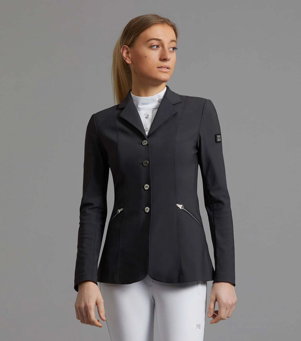 Premier Equine Nera Ladies Competition Jacket Grey