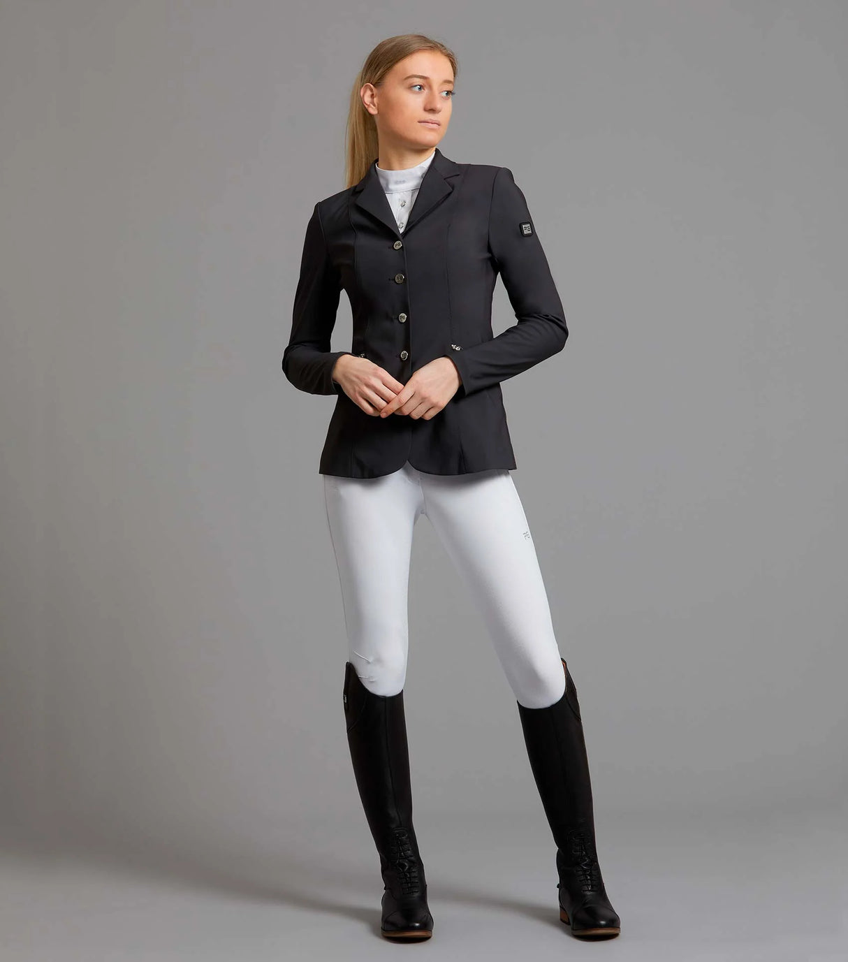 Premier Equine Nera Ladies Competition Jacket Grey