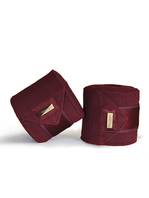 Equestrian Stockholm Bandages New Maroon