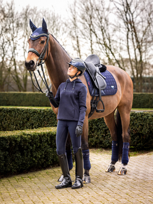 LeMieux Loire Classic Dressage Square Saddle Pad Navy