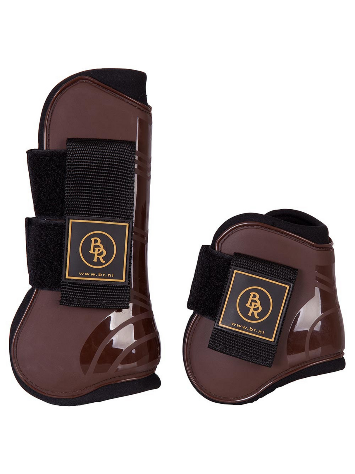 BR Equestrian Pro Tech Tendon & Fetlock Boots Brown