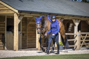 LeMieux Loire Classic Close Contact Jump Square Saddle Pad Ink Blue