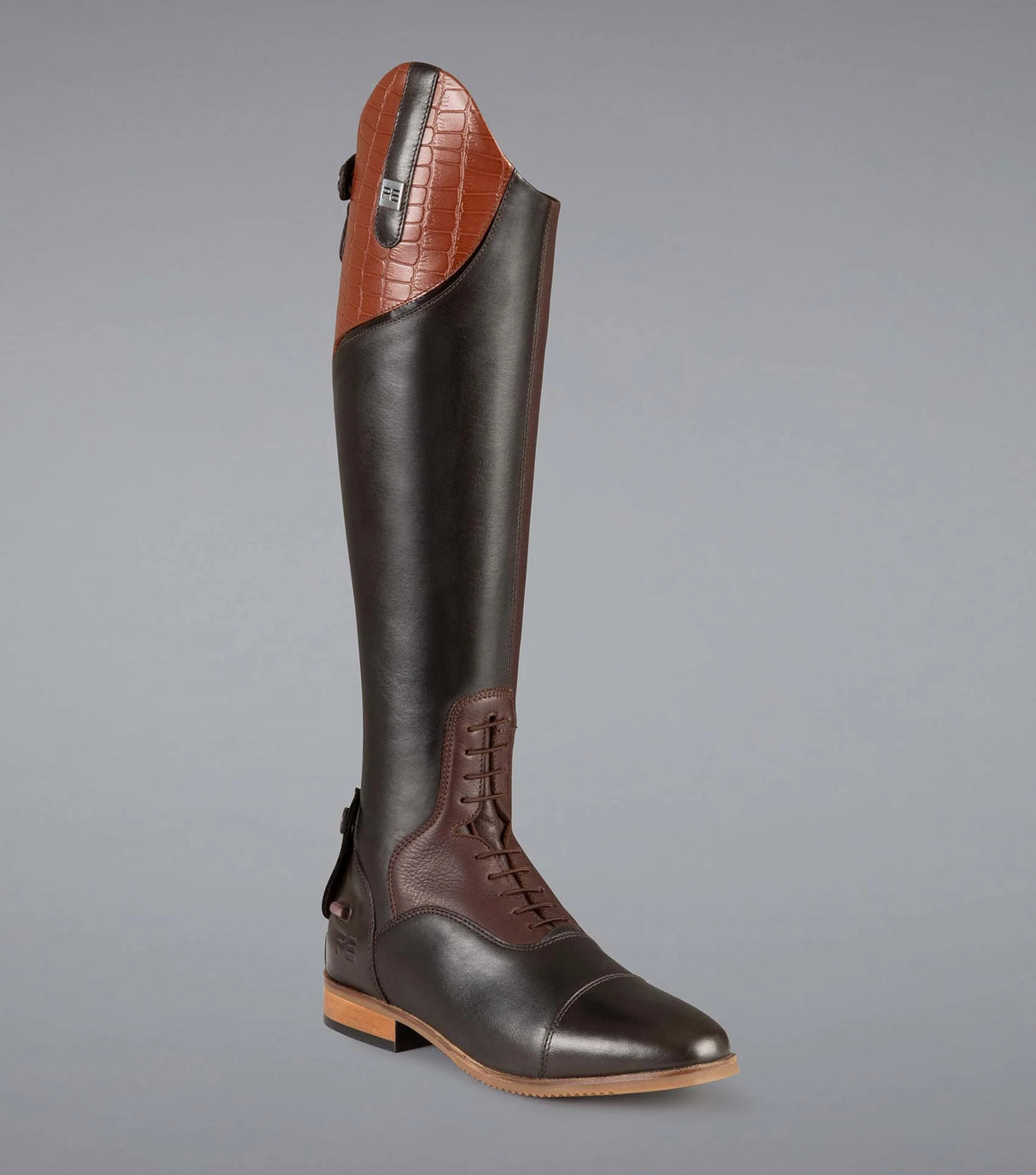 Premier Equine Passaggio Ladies Leather Field Riding Boots Brown