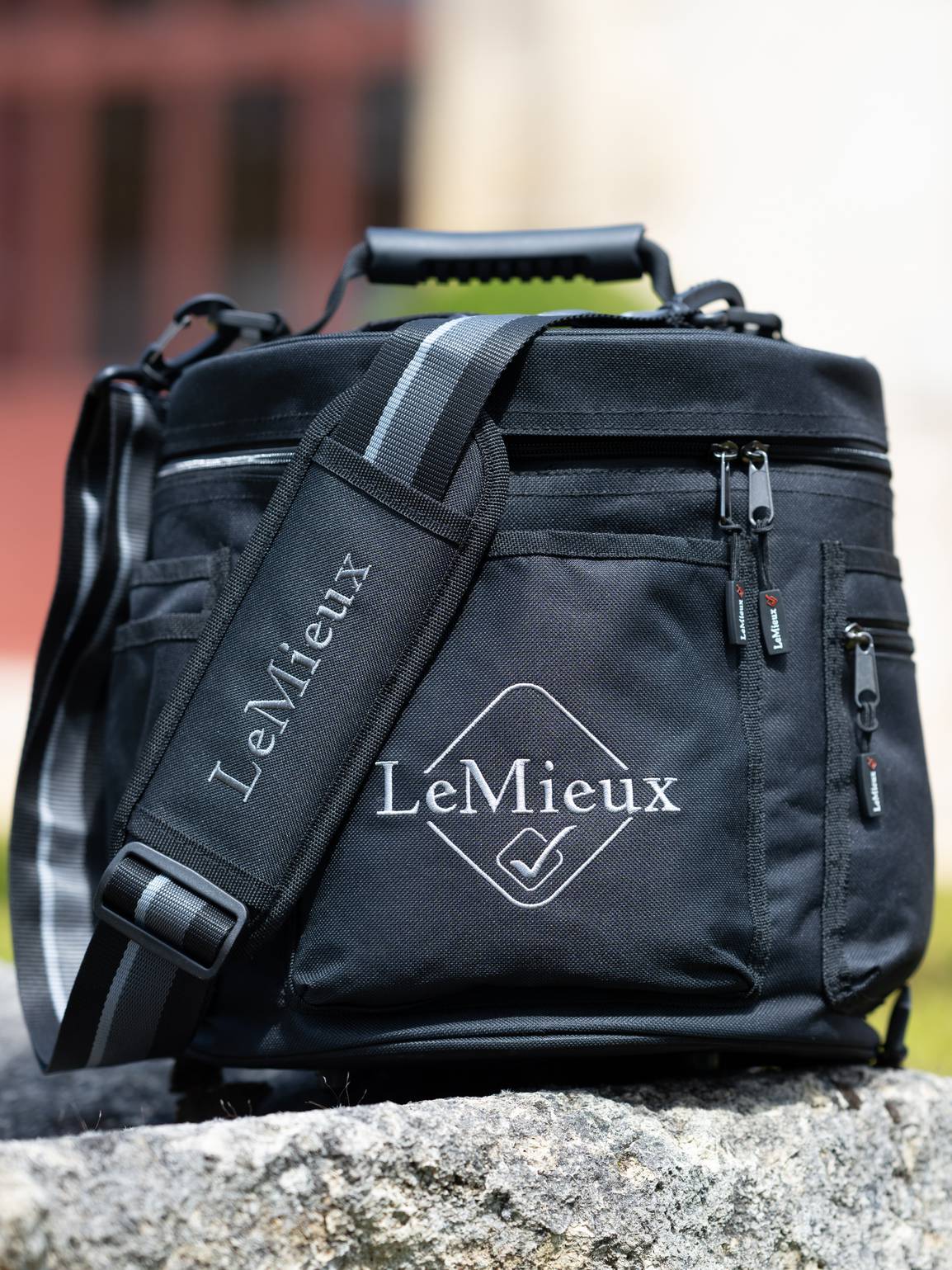 LeMieux Elite Circular Grooming Bag Black