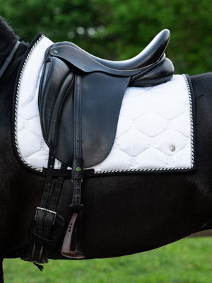 PS of Sweden Signature Dressage Saddle Pad White/Black