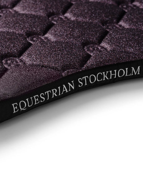 Equestrian Stockholm Dressage Saddle Pad Purple Glimmer