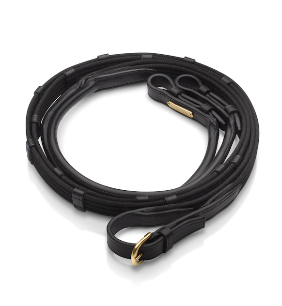 Utzon Equestrian Rolled Leather Reins - web
