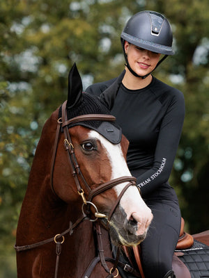 Equestrian Stockholm Ear Bonnet Sportive Black