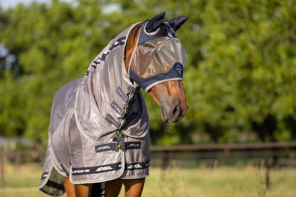 LeMieux ArmourShield Pro Half Fly Mask Navy