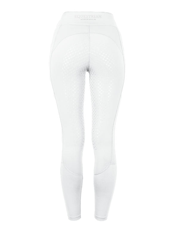 Equestrian Stockholm Dressage Movement Riding Tights White