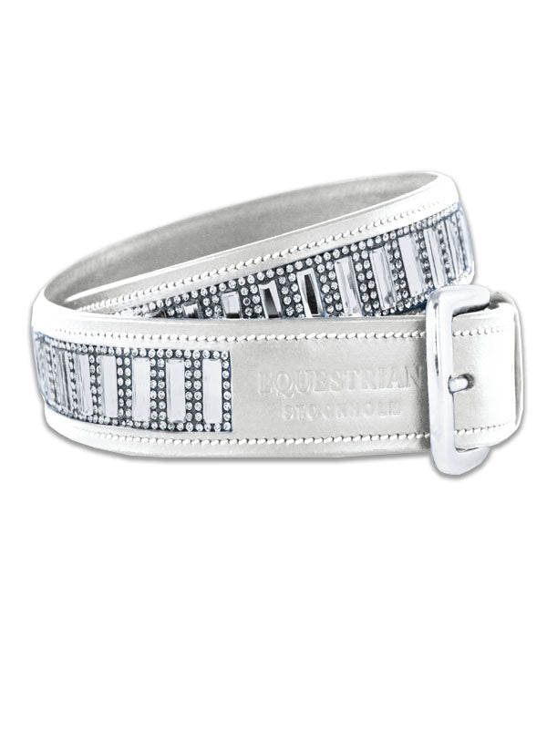 Equestrian Stockholm Contest Belt White