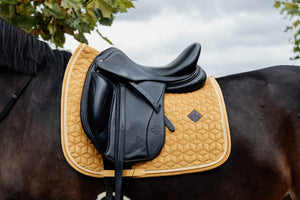 Kentucky Velvet Dressage Saddle Pad Mustard