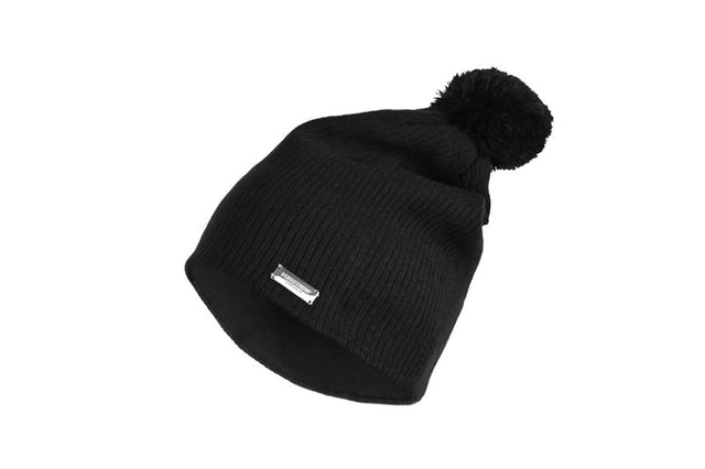 Equestrian Stockholm Beanie Black Silver