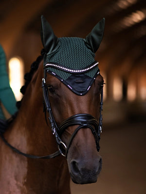 Equestrian Stockholm Ear Bonnet Sportive Sycamore Green