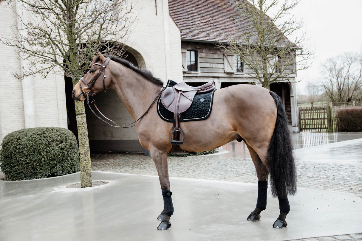 Kentucky Velvet Jump Saddle Pad Black