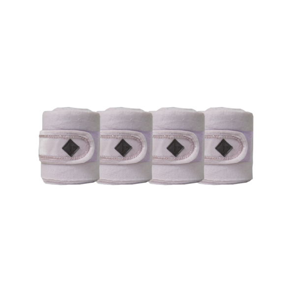 Kentucky Horsewear Velvet Pearls Bandages Soft Rose