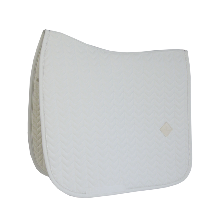 Kentucky Fishbone Dressage Saddle Pad White
