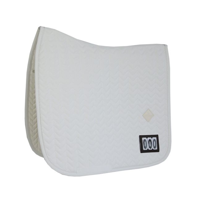 Kentucky Fishbone Competition Dressage Saddle Pad White