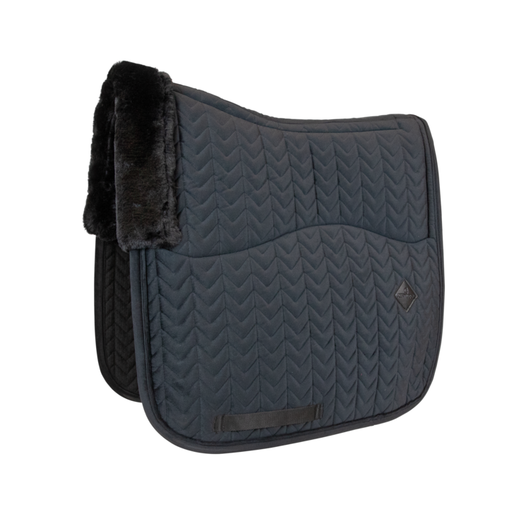 Kentucky Velvet Skin Friendly Dressage Saddle Pad Black