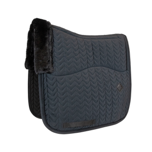 Kentucky Velvet Skin Friendly Dressage Saddle Pad Black