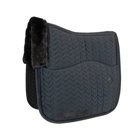 Kentucky Velvet Skin Friendly Dressage Saddle Pad Black