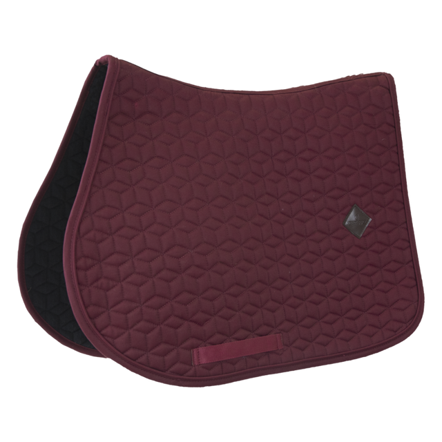Kentucky Classic Jump Saddle Pad Bordeaux
