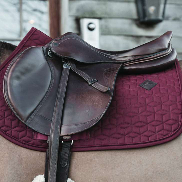 Kentucky Classic Jump Saddle Pad Bordeaux