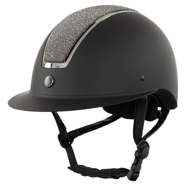 BR Equestrian Omega Glamorous Helmet Black/Gunmetal