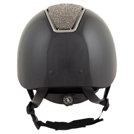 BR Equestrian Omega Glamorous Helmet Glossy Black/Gunmetal