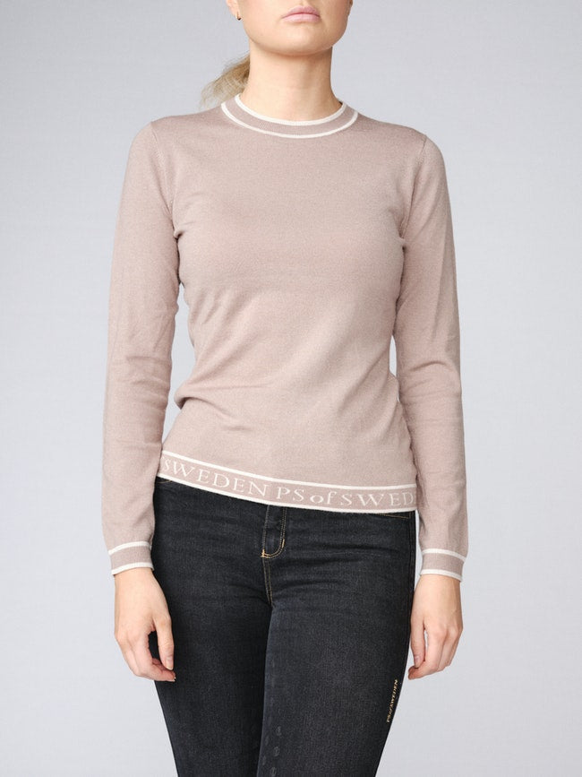 PS of Sweden Silvia Knit Sweater Moon Rock