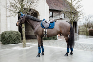 Kentucky Velvet Jump Saddle Pad Navy