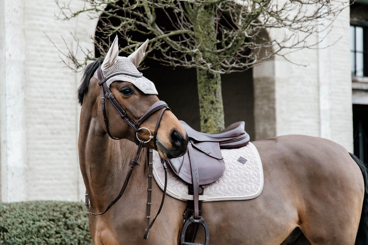 Kentucky Velvet Jump Saddle Pad Beige