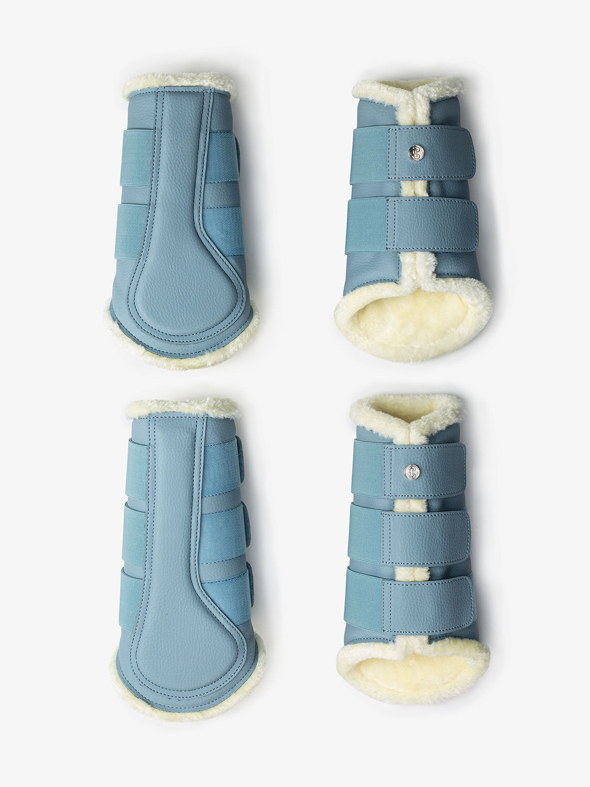 PS of Sweden Fleece Brushing Boots Stone Blue