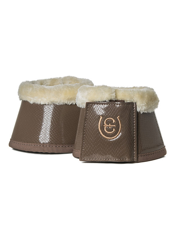 Equestrian Stockholm Fleece Bell Boots Champagne