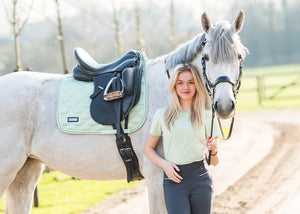 Cavallo Hanaya Dressage Saddle Pad Fresh Sage