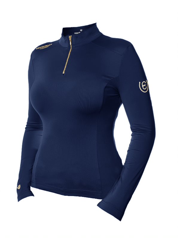Equestrian Stockholm UV Protection Base Layer Royal Classic