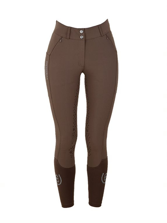 Equestrian Stockholm Riding Breeches Dressage Elite Mid Brown