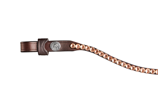 Finesse Crystal Browband Rose Gold