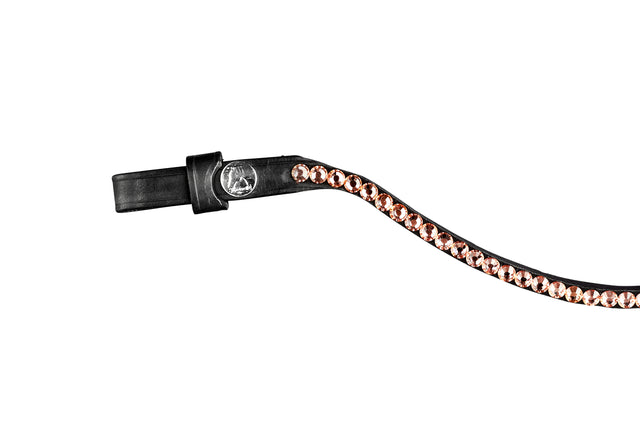 Finesse Crystal Browband Rose Gold