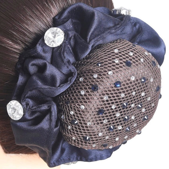 SD Design Clarissa Hair Net Navy Crystal