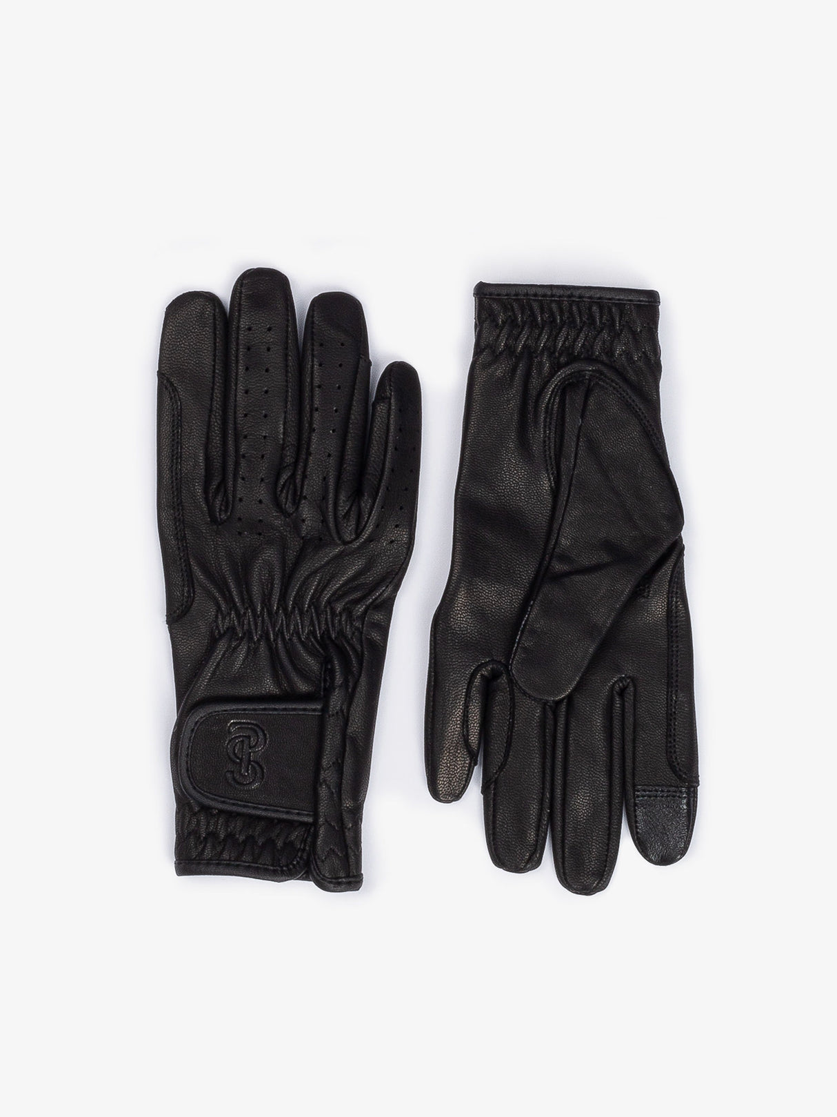 PS of Sweden Leather Riding Gloves Black