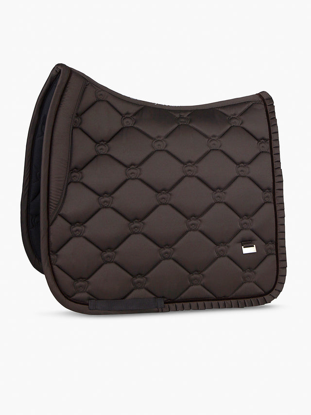 PS of Sweden Ruffle Dressage Saddle Pad Coffee