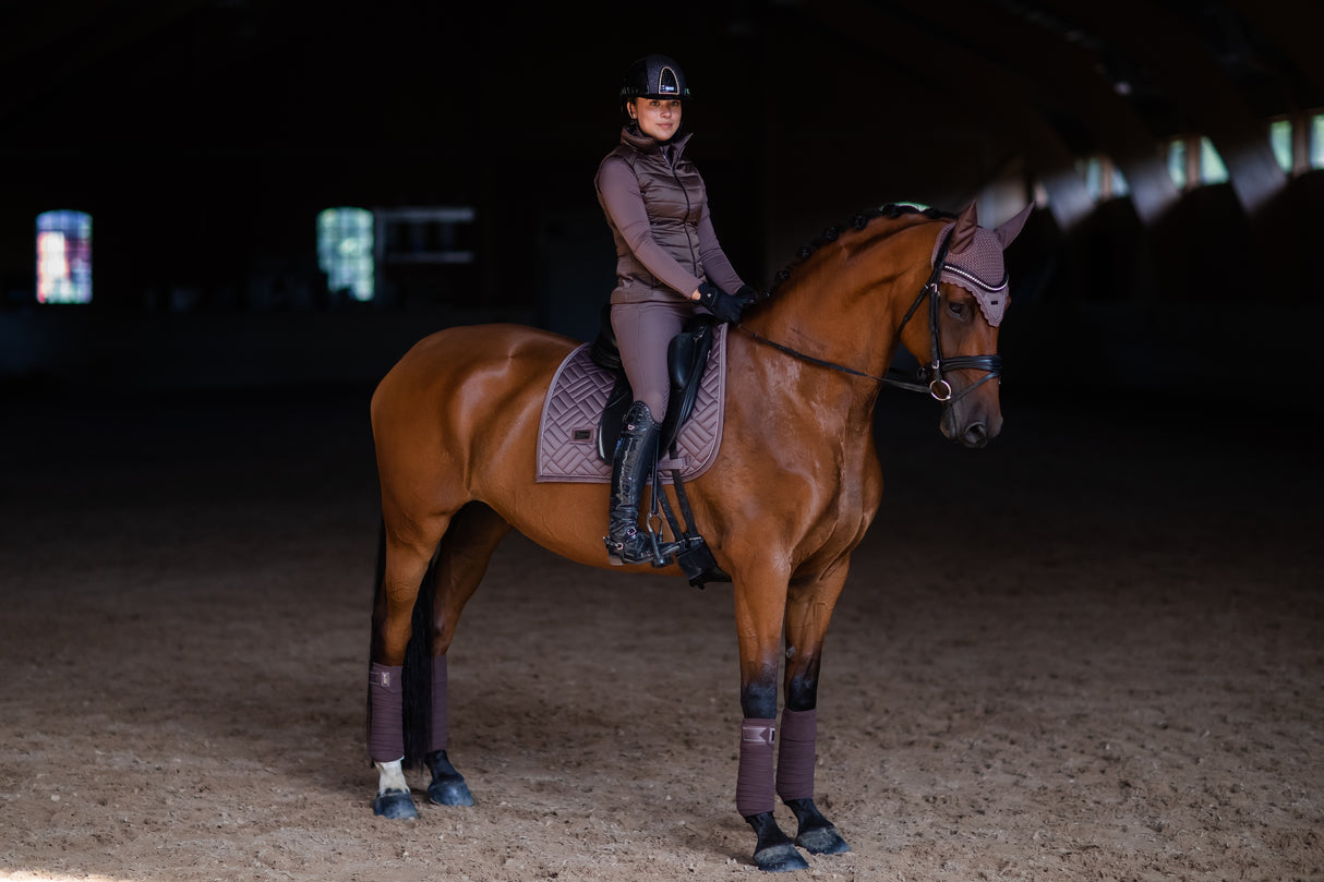 Equestrian Stockholm Dressage Saddle Pad Amaranth