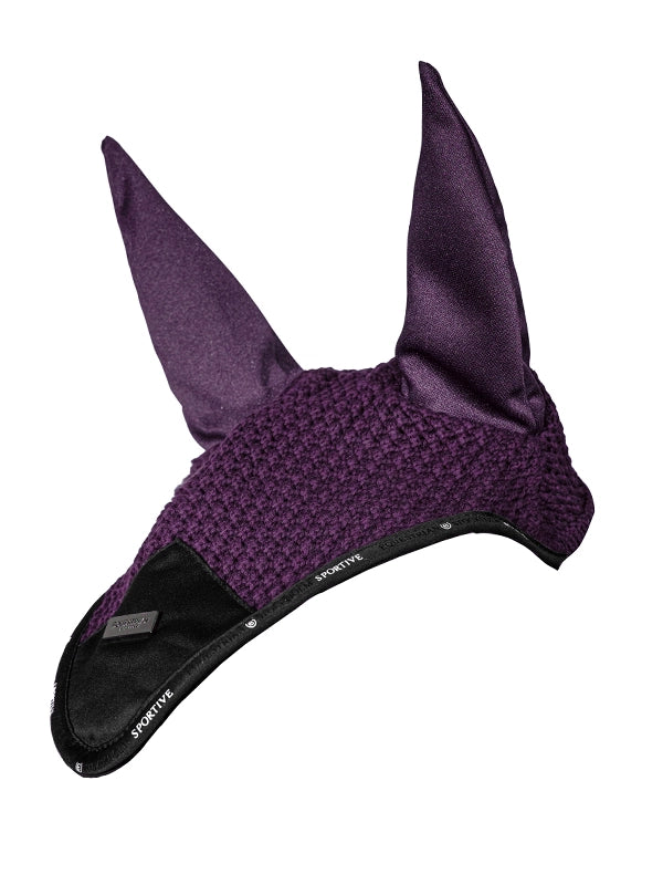 Equestrian Stockholm Ear Bonnet Sportive Black Raven