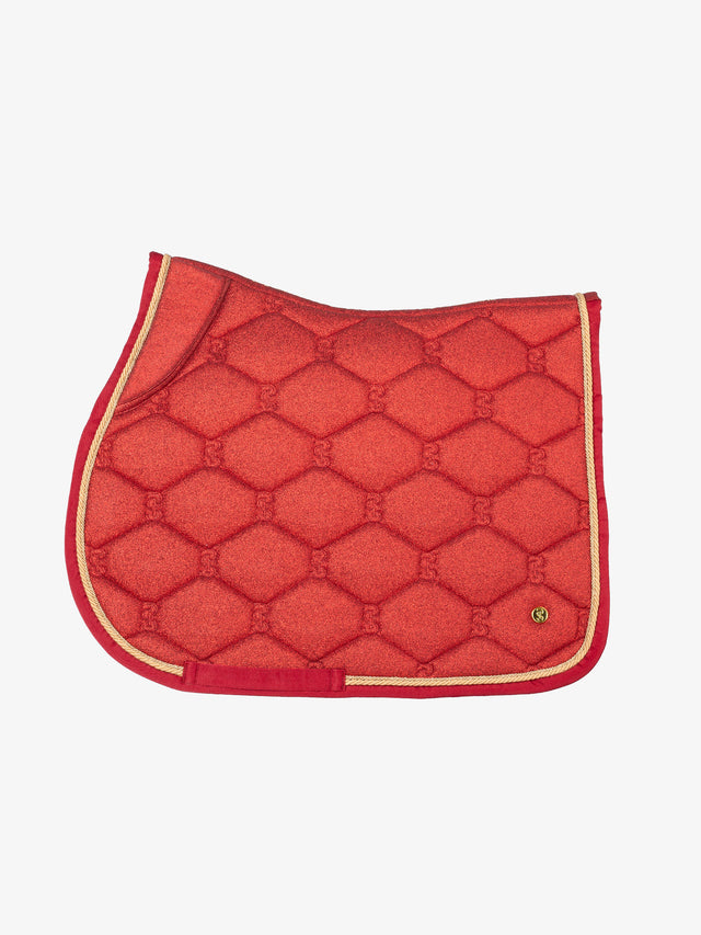 PS of Sweden Stardust Jump Saddle Pad Dark Red