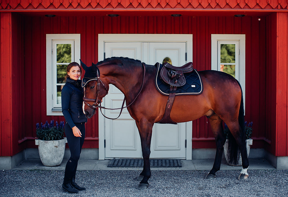 Equestrian Stockholm Ear Bonnet Royal Classic